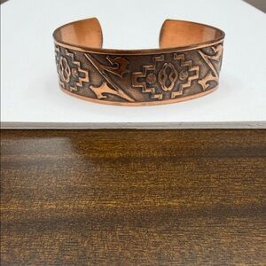 Vintage Southwestern Genuine Copper Cuff Bracelet